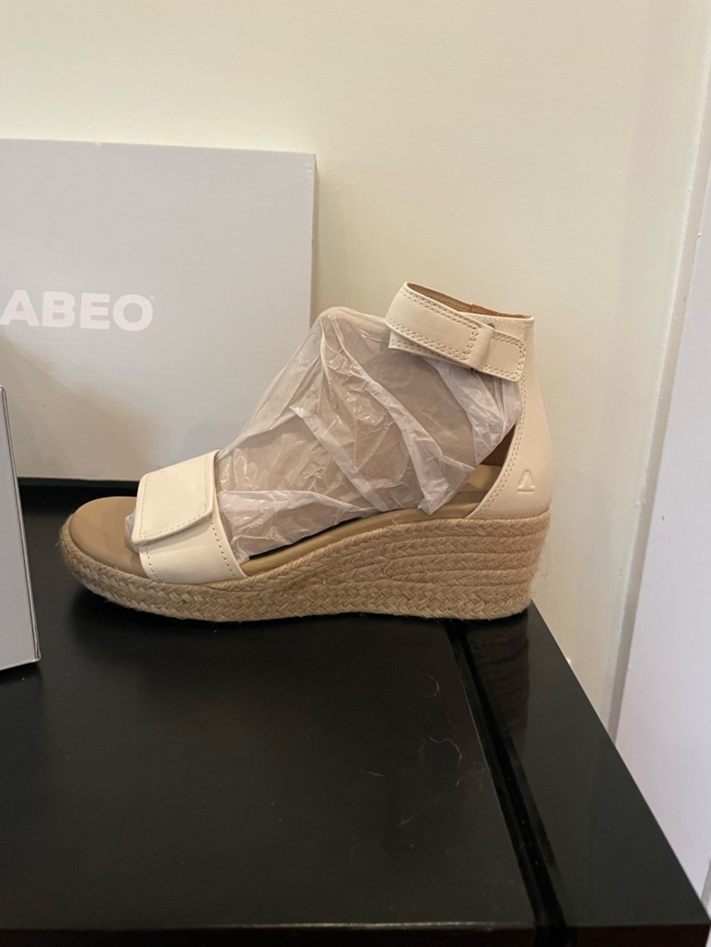 Abeo Cecile Coconut Women’s Sandals - White/Cream Espadrille